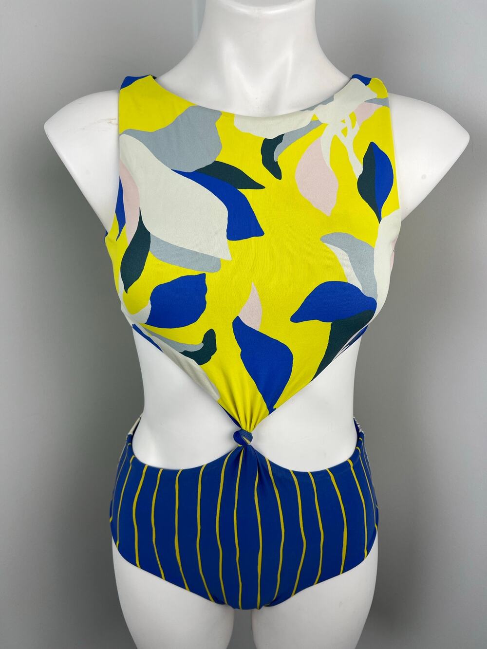 Maaji Sunflower Spin 4-Way Reversible Monokini Swimsuit Small